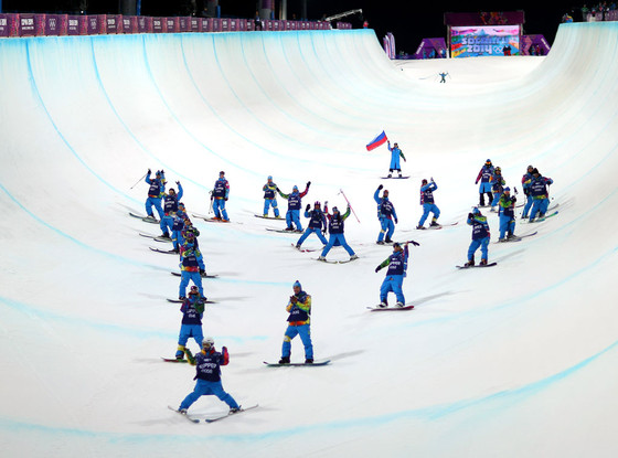 Sarah Burke Tribute, Sochi Winter Olympics Sarah Burke Tribute, Sochi Winter Olympics